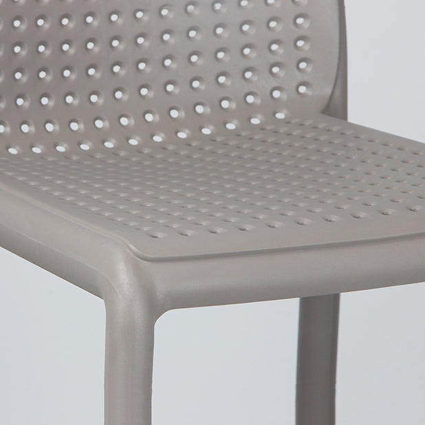 Taburete de comedor de cocina de plástico escandinavo