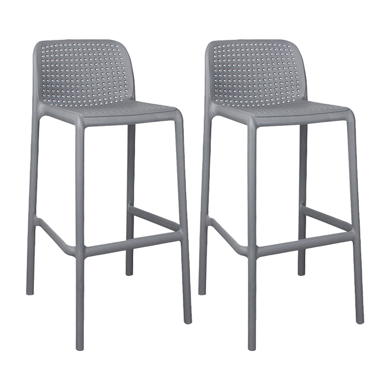 Taburete de comedor de cocina de plástico escandinavo