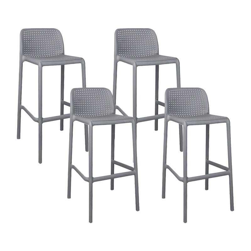 Taburete de comedor de cocina de plástico escandinavo