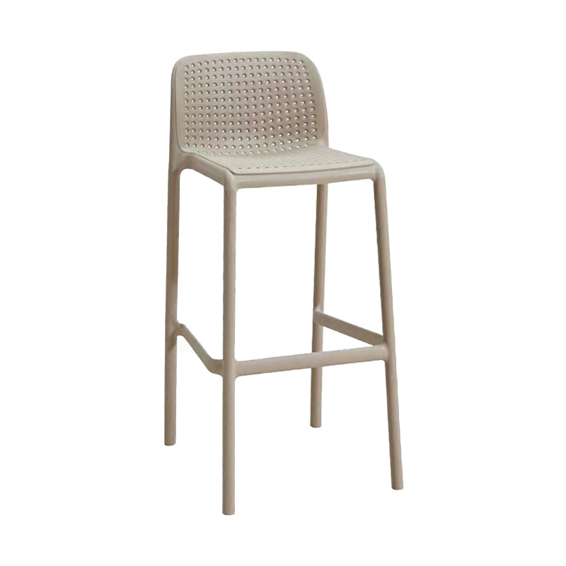 Taburete de comedor de cocina de plástico escandinavo