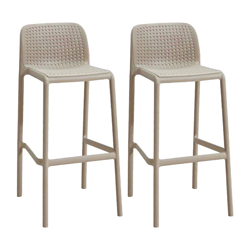 Taburete de comedor de cocina de plástico escandinavo