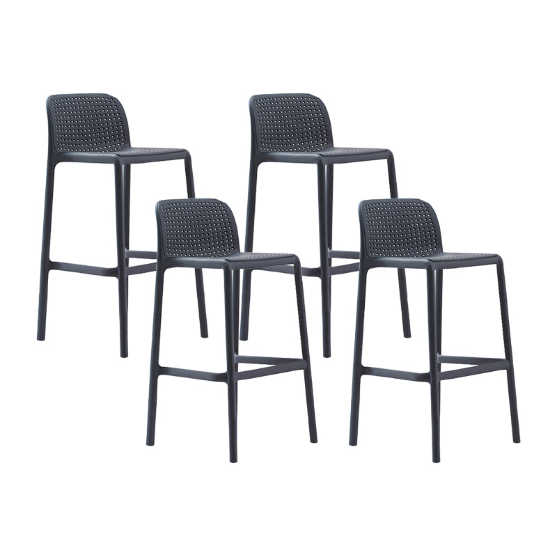 Taburete de comedor de cocina de plástico escandinavo