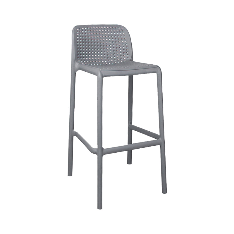 Taburete de comedor de cocina de plástico escandinavo