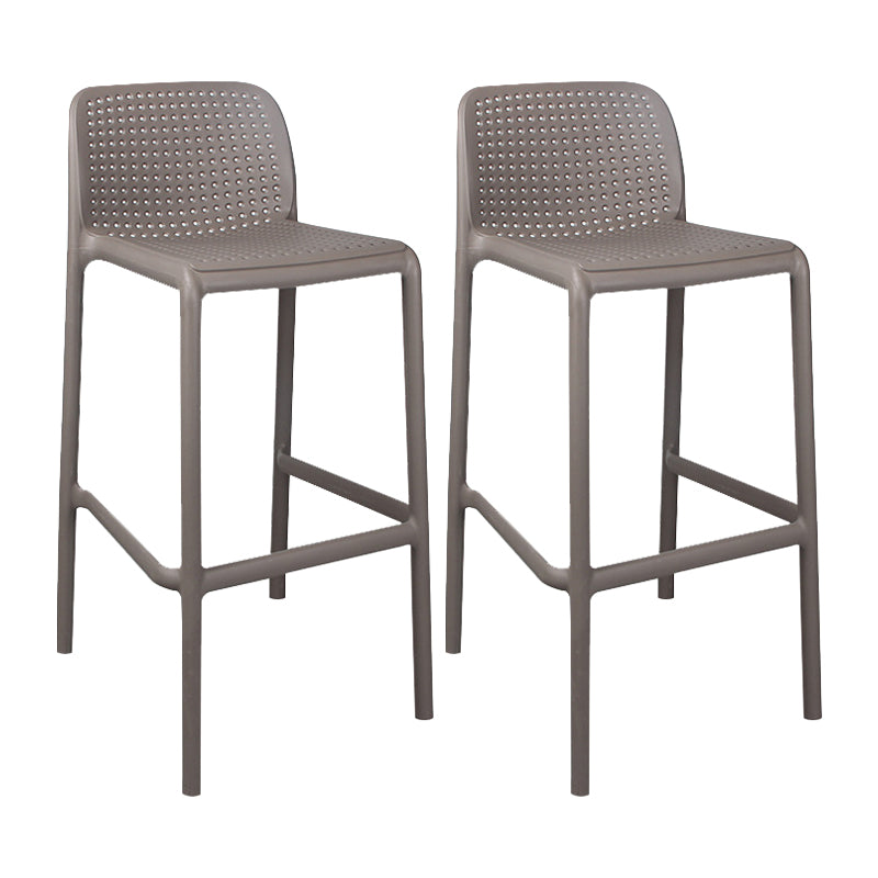Taburete de comedor de cocina de plástico escandinavo