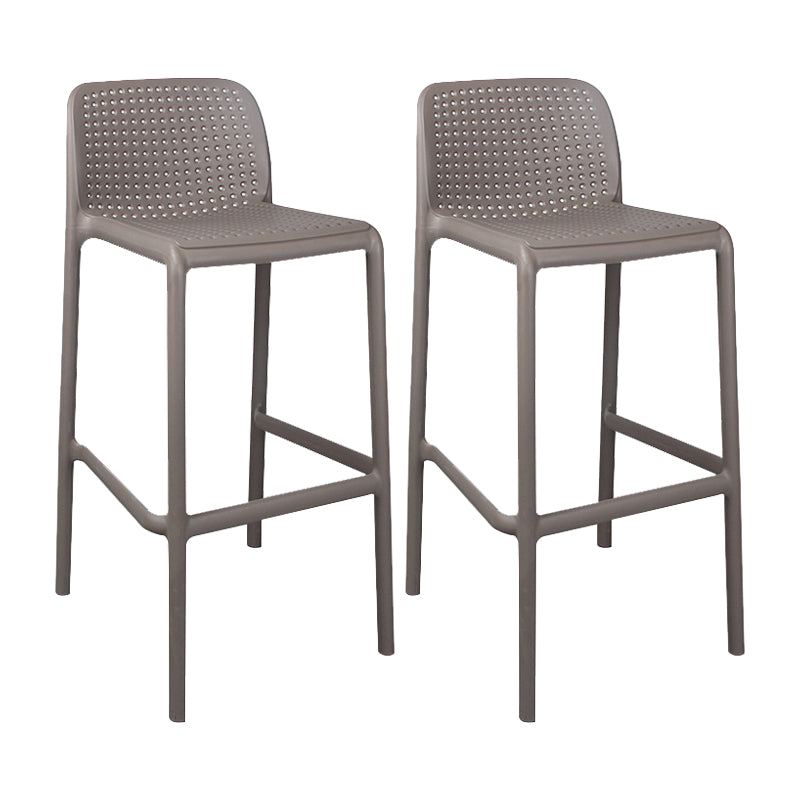 Taburete de comedor de cocina de plástico escandinavo