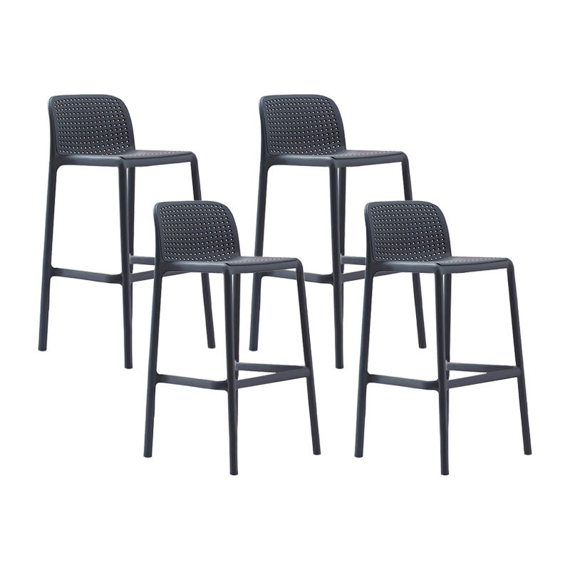 Taburete de comedor de cocina de plástico escandinavo
