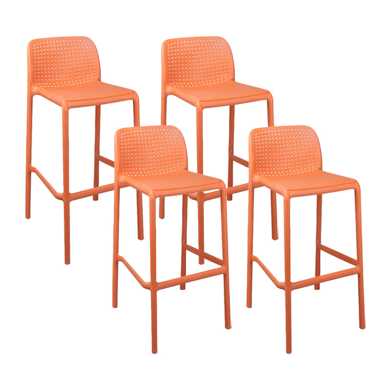 Taburete de comedor de cocina de plástico escandinavo