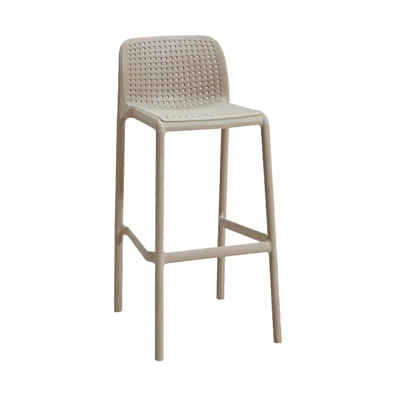 Taburete de comedor de cocina de plástico escandinavo