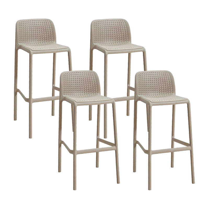 Taburete de comedor de cocina de plástico escandinavo