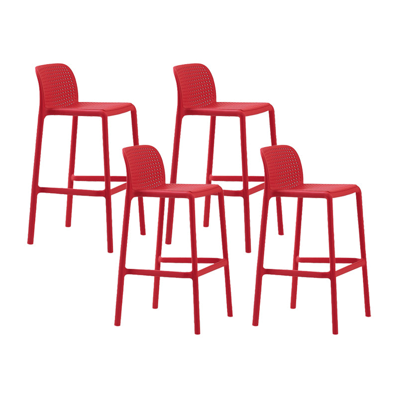 Taburete de comedor de cocina de plástico escandinavo
