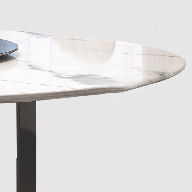 Round 1/4/5/7/9 Pieces Modern Furniture Standard Height Dining Room Table Set with 3 Legs