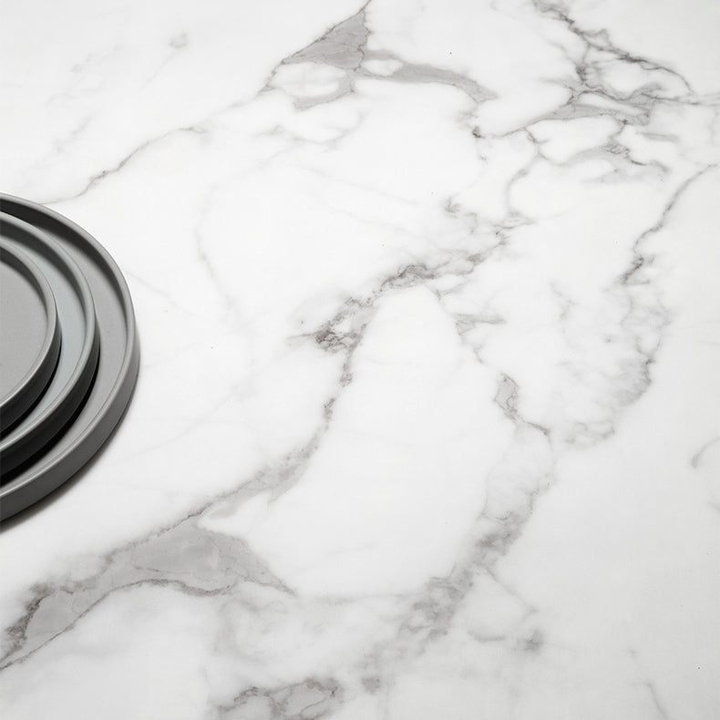 Round 1/4/5/7/9 Pieces Modern Furniture Standard Height Dining Room Table Set with 3 Legs