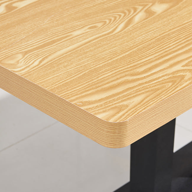 Modern 1/3/4/5 Pieces Dining Set Geometry Wood Dining Table Set for Dining Room