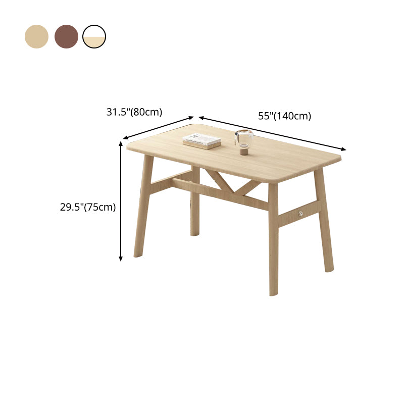 Modern 1/2/5/7 Pieces Dining Set Rectangle Wood Dining Table for Kitchen