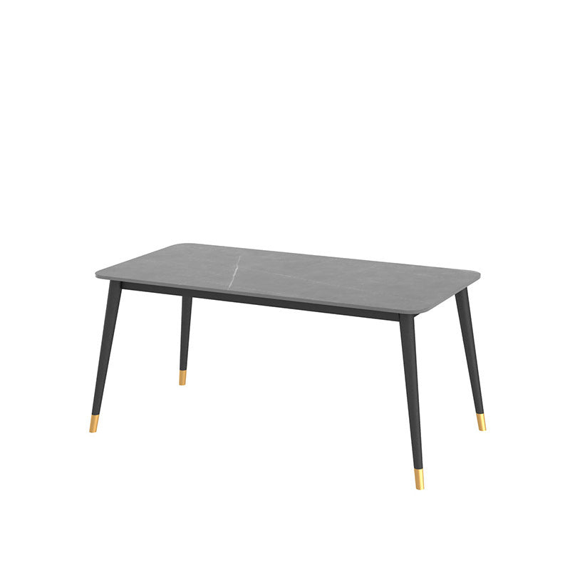 Nordic Style 1/5/7 Pieces Dining Set with Gray Top Kitchen Table Set for Dining Room