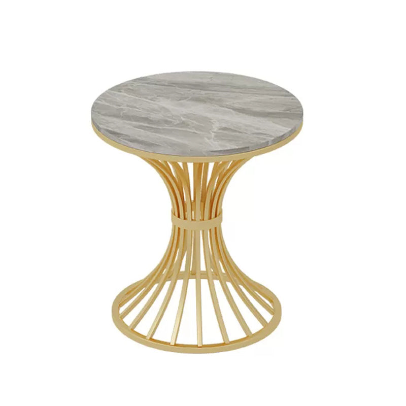 Style Glam 1/2/3/5 Pièces Table Ensemble Gold Base and Stone Top Kitchen Set pour salle à manger
