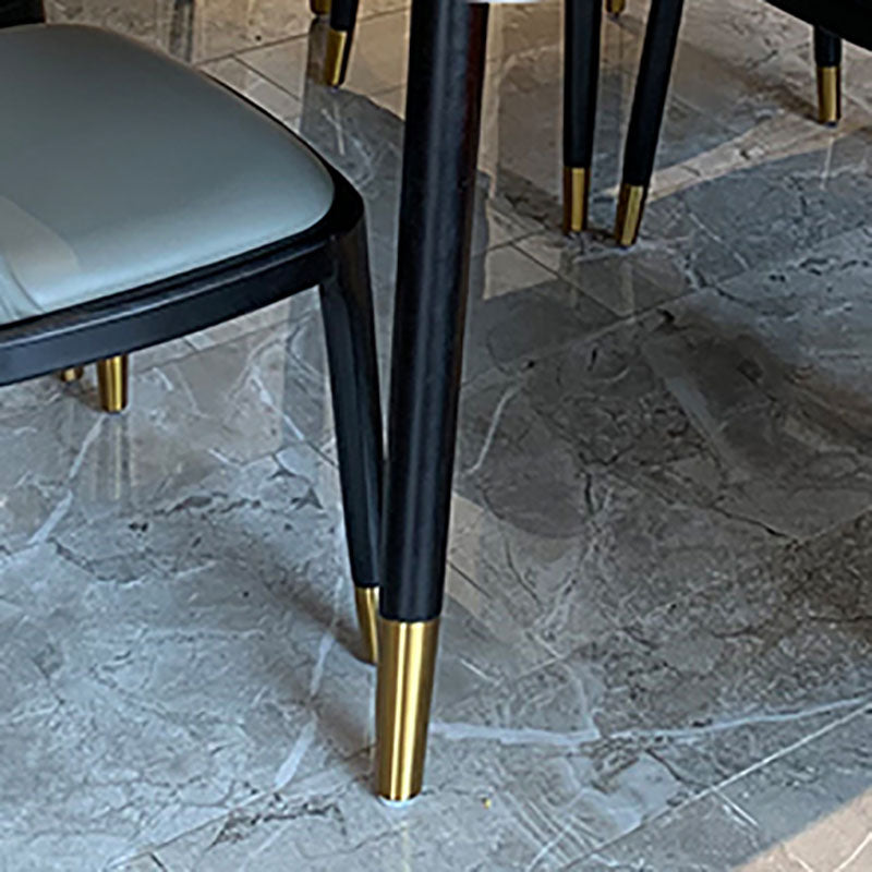 Rectangle Sintered Stone Table for Restaurant Industrial Dining Table with 4 Legs