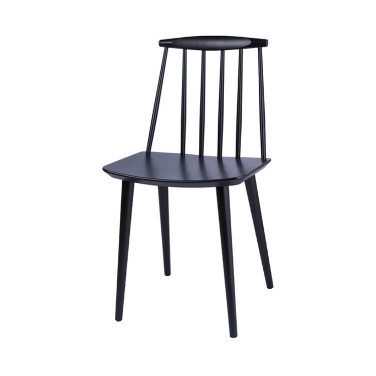 Moderne eetstoel Armloze stoelen met houten poten voor keuken