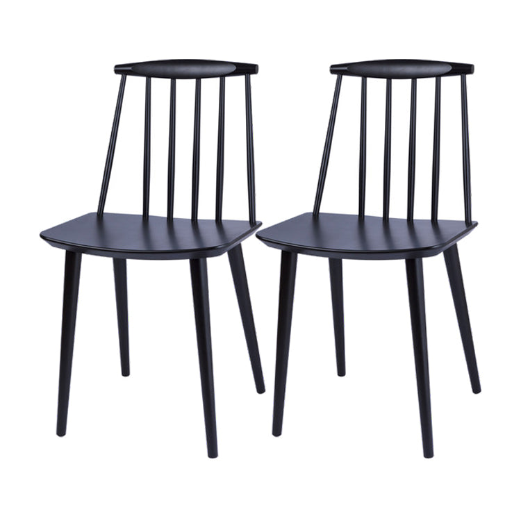 Silla moderna de comedor sillas sin brazos con patas de madera para cocina