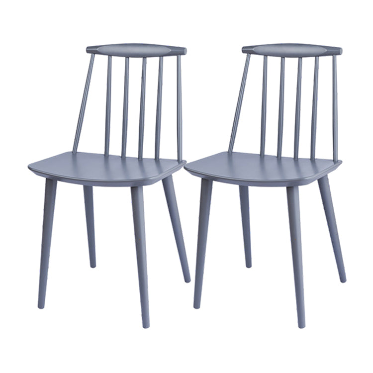 Silla moderna de comedor sillas sin brazos con patas de madera para cocina