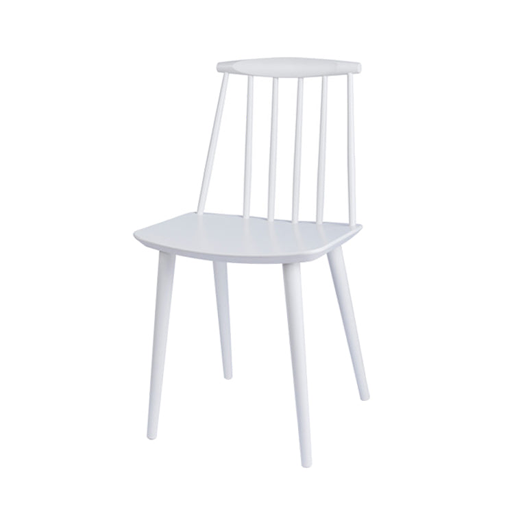 Silla moderna de comedor sillas sin brazos con patas de madera para cocina
