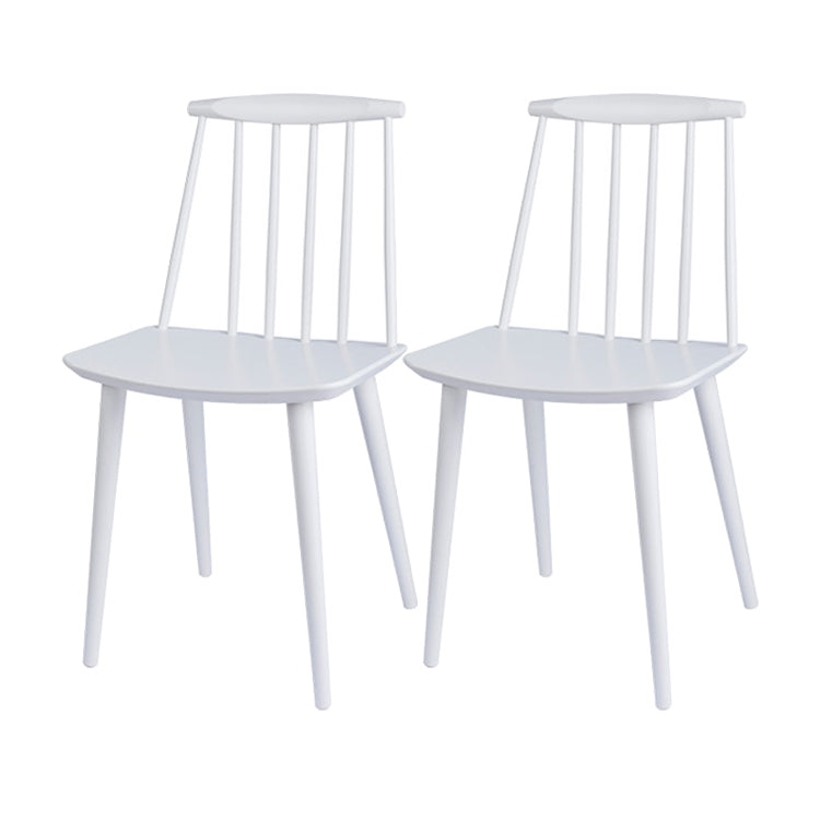 Silla moderna de comedor sillas sin brazos con patas de madera para cocina
