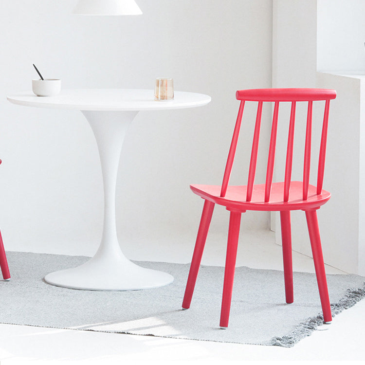 Silla moderna de comedor sillas sin brazos con patas de madera para cocina