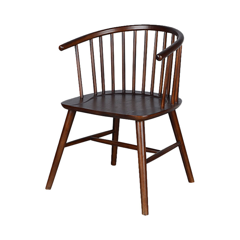 Moderne stijl Windsor-achterstoel Eetkamerstoelen met houten poten voor keuken