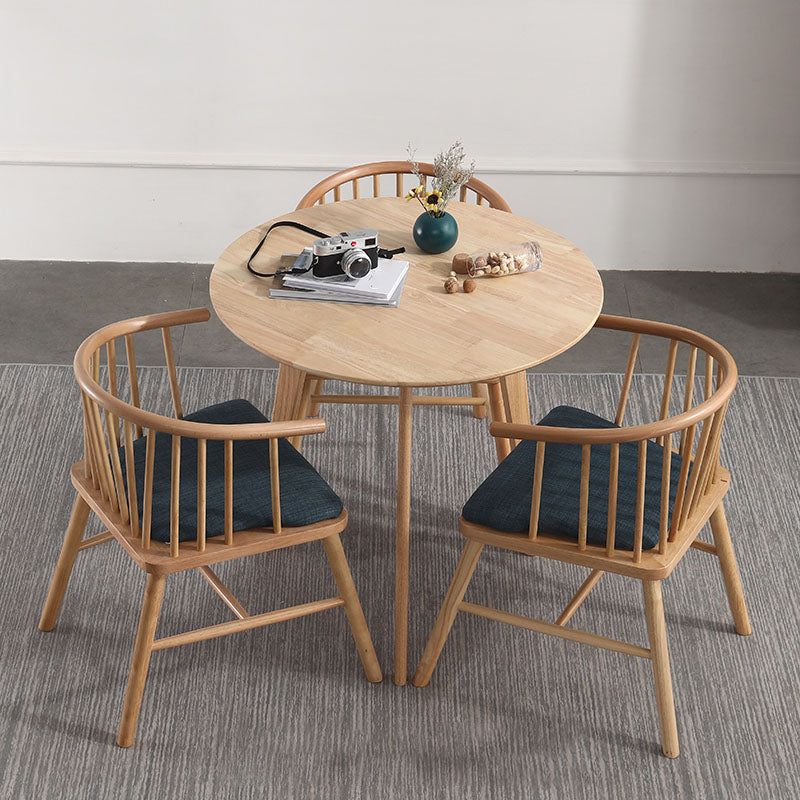 Silla trasera Windsor de estilo moderno, sillones de comedor con patas de madera para cocina