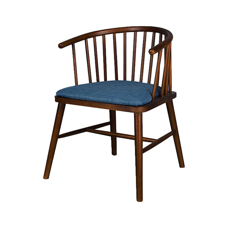 Moderne stijl Windsor-achterstoel Eetkamerstoelen met houten poten voor keuken