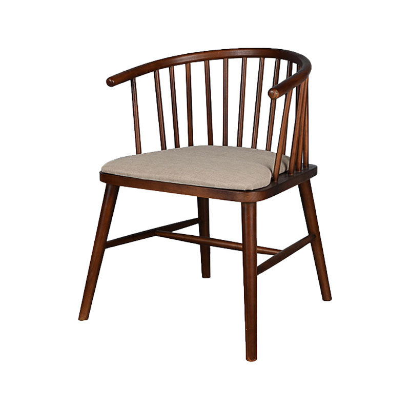 Moderne stijl Windsor-achterstoel Eetkamerstoelen met houten poten voor keuken