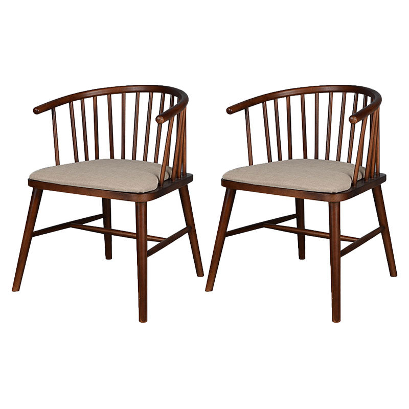 Silla trasera Windsor de estilo moderno, sillones de comedor con patas de madera para cocina