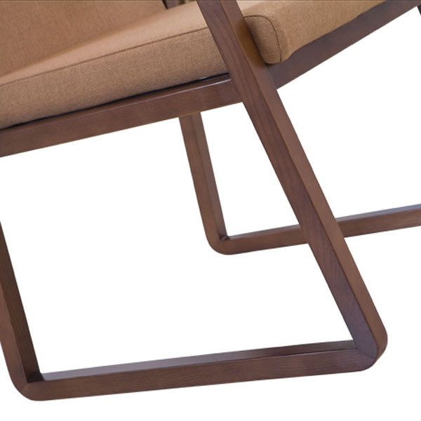 Sillas de estilo moderno sillón de comedor con patas de madera para cocina