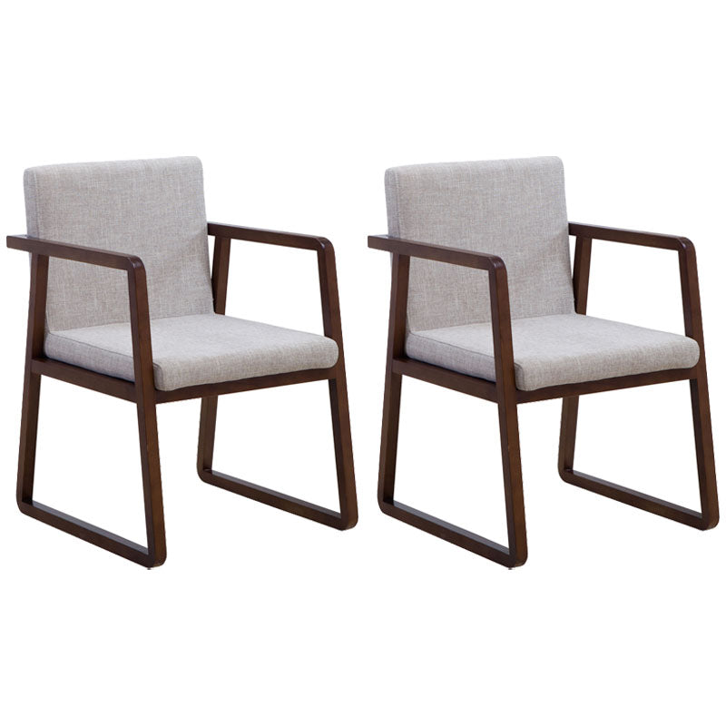 Sillas de estilo moderno sillón de comedor con patas de madera para cocina