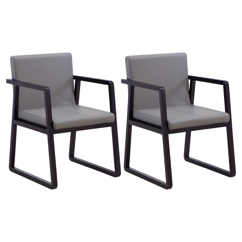 Sillas de estilo moderno sillón de comedor con patas de madera para cocina