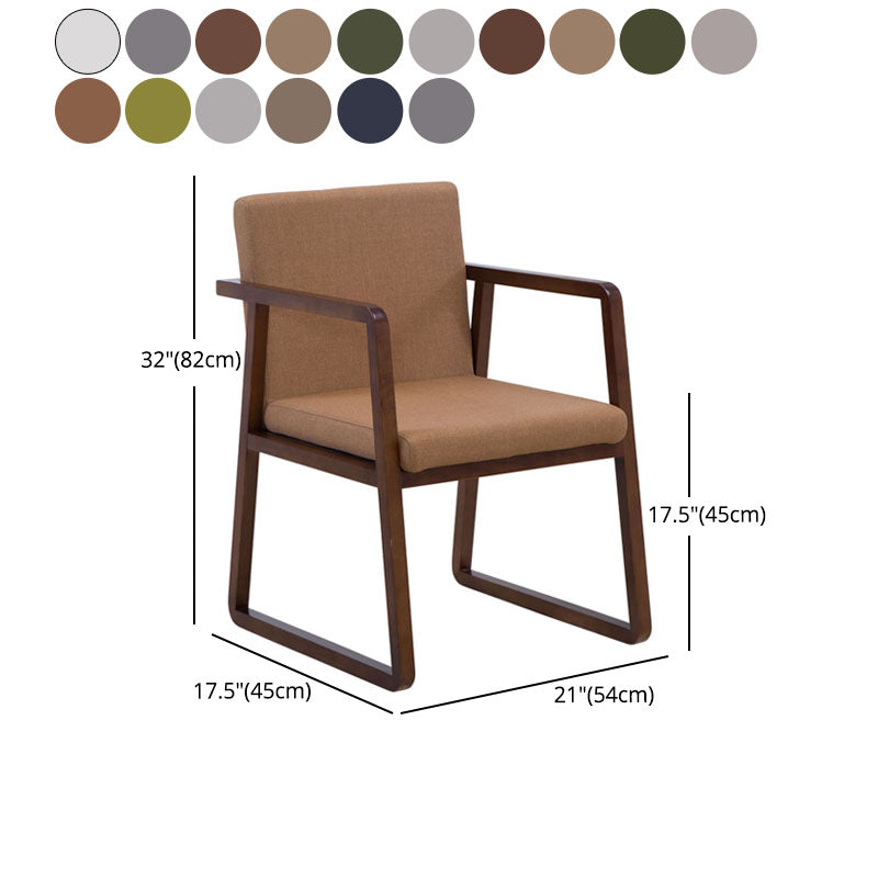 Sillas de estilo moderno sillón de comedor con patas de madera para cocina