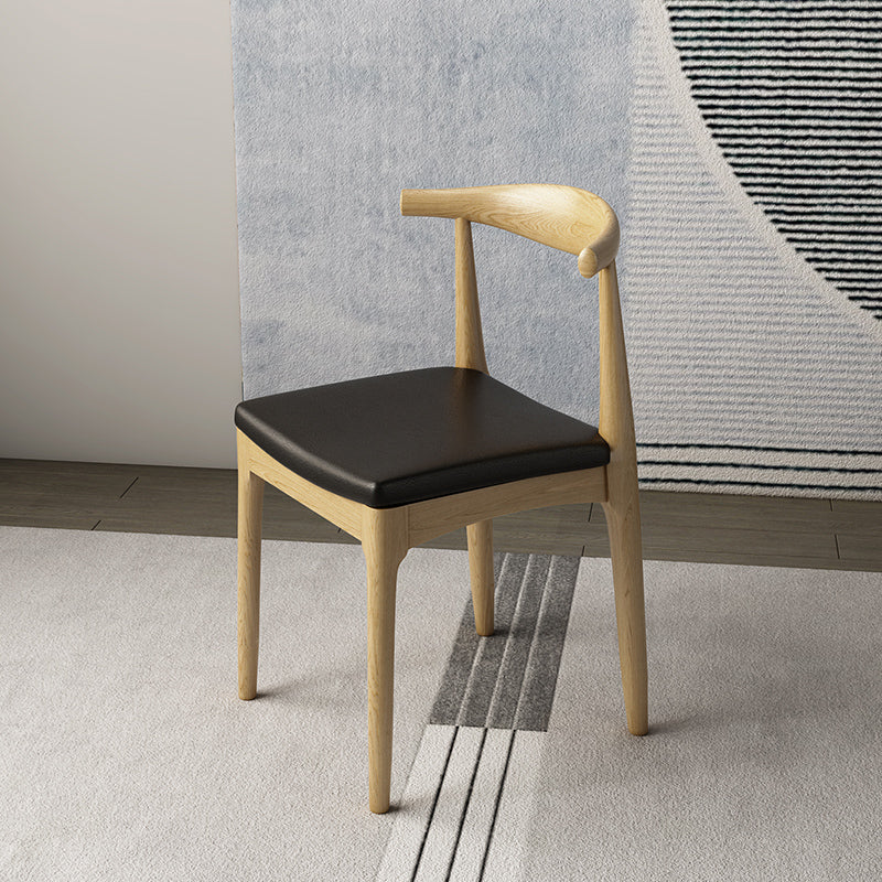 Industriële stoel met open achterkant voor keukenhouten eetkamerstoelen