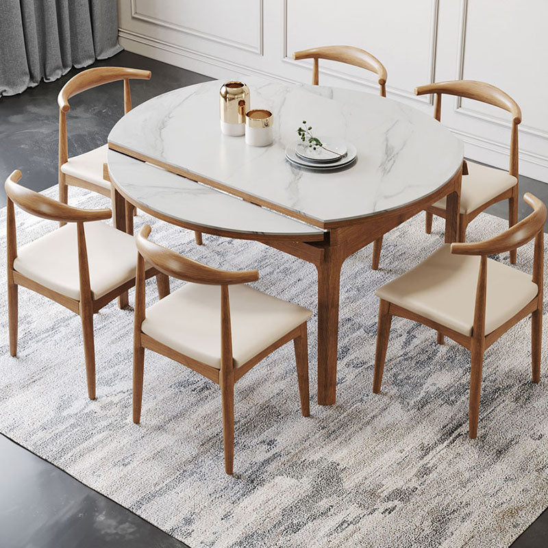 Silla lateral con respaldo abierto de diseño industrial para cocina, silla lateral de comedor de madera