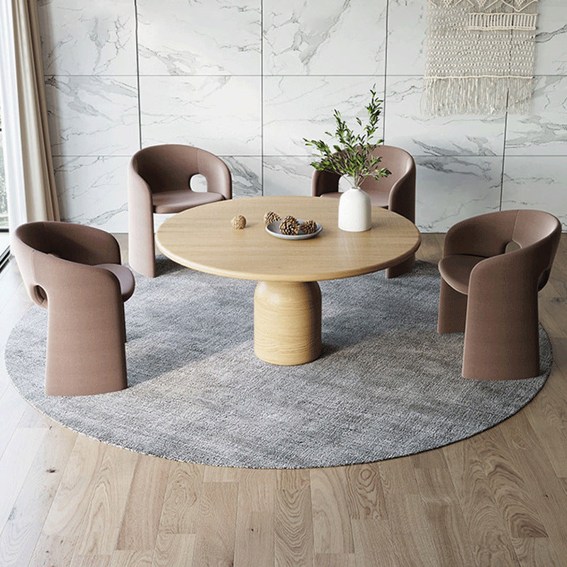 Silla de comedor con respaldo sólido y acabado mate, sillón de terciopelo para cafetería, estilo diseñador