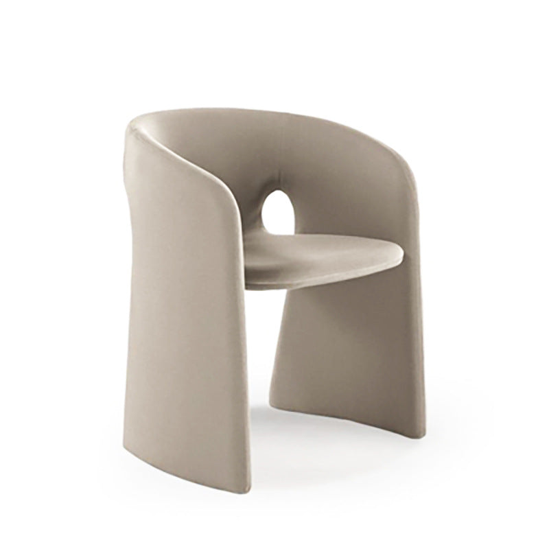 Silla de comedor con respaldo sólido y acabado mate, sillón de terciopelo para cafetería, estilo diseñador
