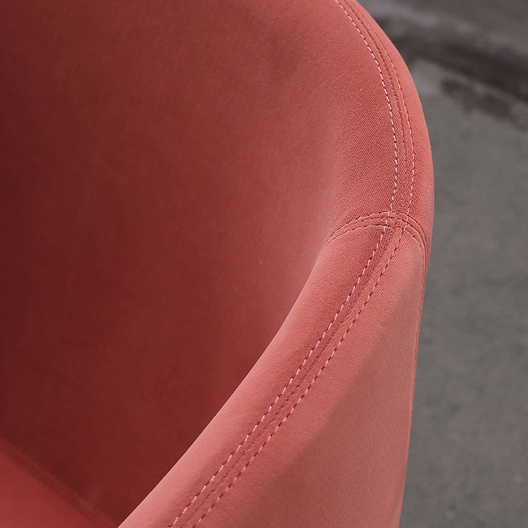 Silla de comedor con respaldo sólido y acabado mate, sillón de terciopelo para cafetería, estilo diseñador