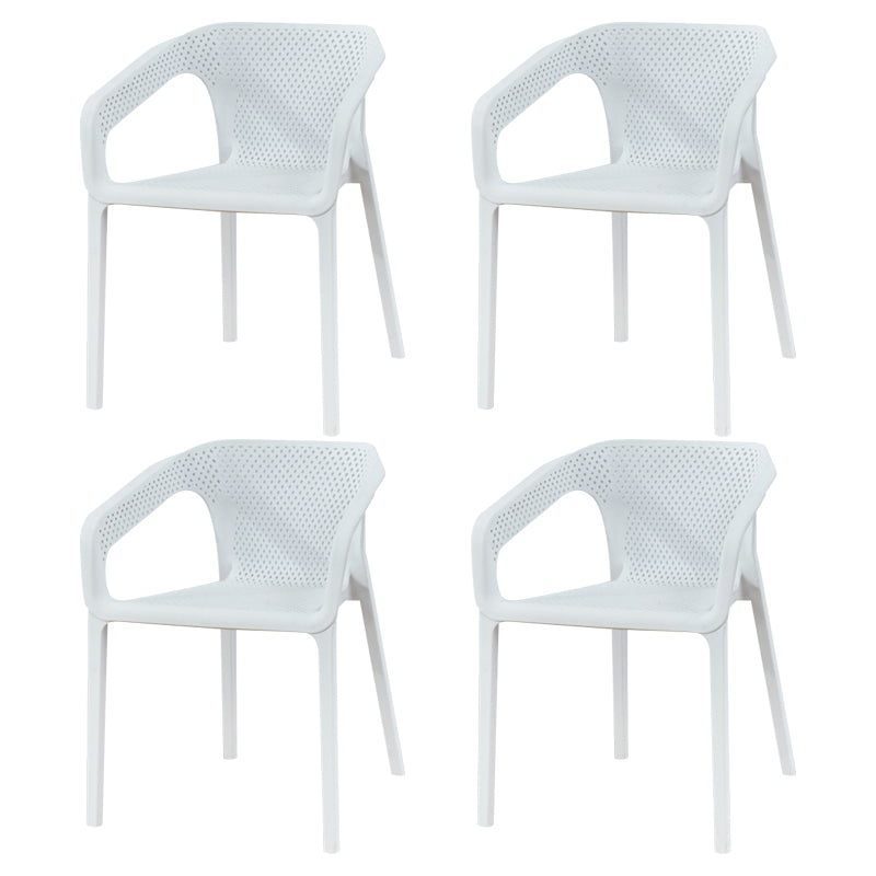 Sillas apilables de estilo moderno, sillones de comedor con patas de plástico para cocina