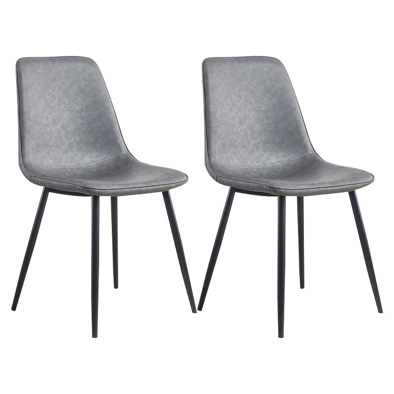 Sedie da cucina in stile moderno sedia da pranzo a bracciole con gambe metalliche