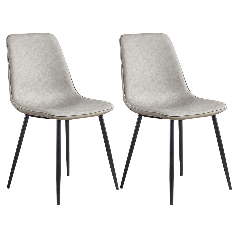Sedie da cucina in stile moderno sedia da pranzo a bracciole con gambe metalliche