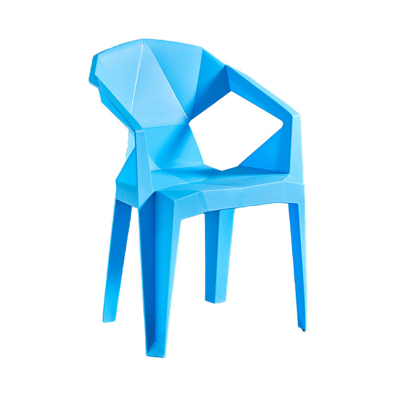 Sillas apilables de estilo moderno, sillón de comedor con patas de plástico para cocina