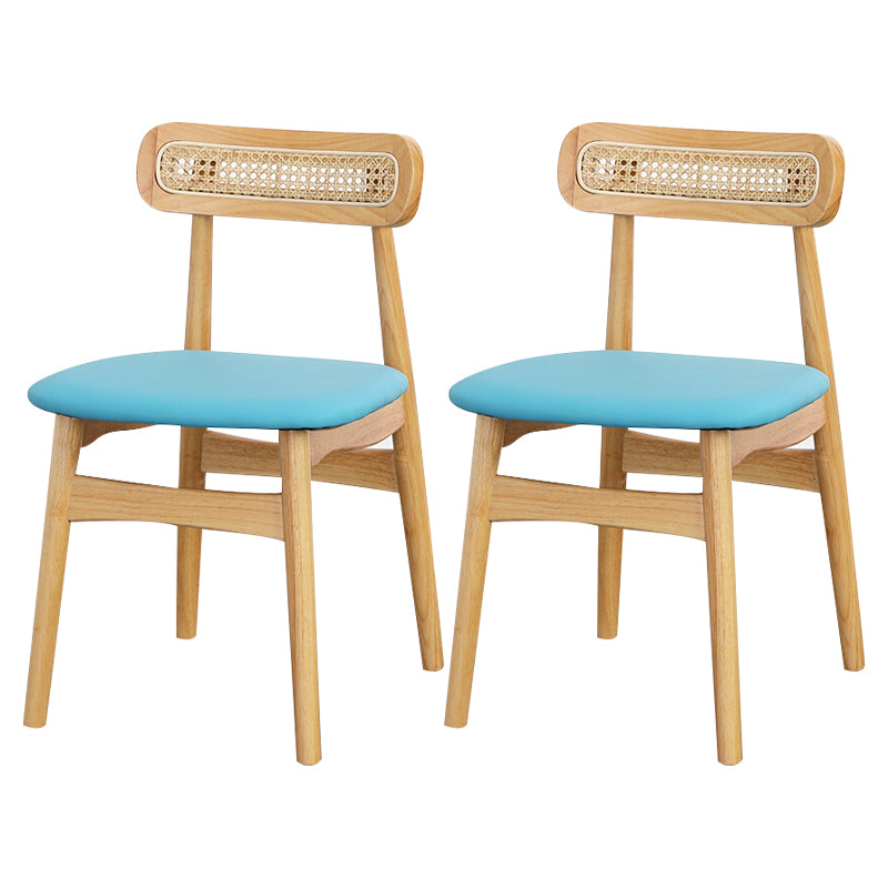 Silla lateral de madera tradicional para comedor, cocina, silla con respaldo abierto