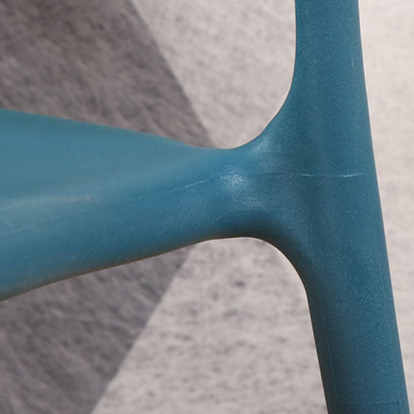 Sedie moderne impilabili sedie senza braccio con gambe di plastica per cucina