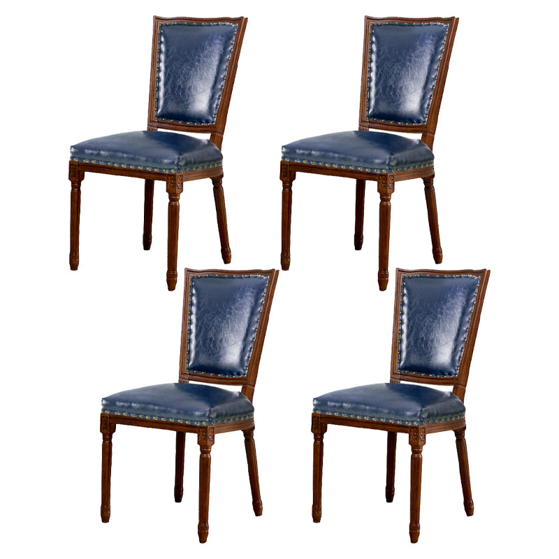 Comedor tradicional de madera, cocina, silla lateral, silla con respaldo abierto