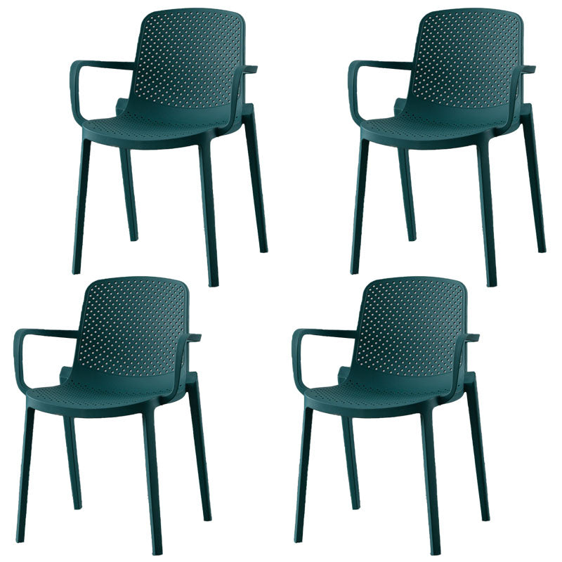 Sillas apilables modernas que cenan los sillones con las piernas plásticas para la cocina
