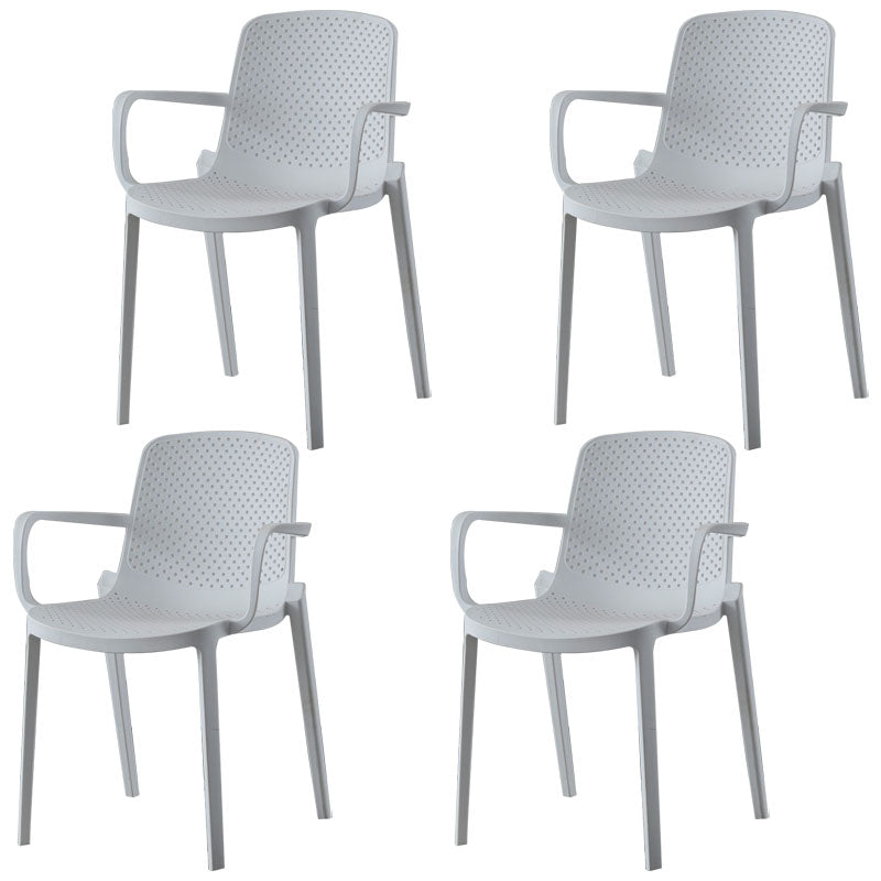 Sillas apilables modernas que cenan los sillones con las piernas plásticas para la cocina